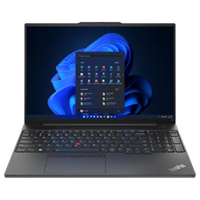 Lenovo ThinkPad E16 G1 - 13th Gen Intel Core i5 13420H Processor 8-GB DDR4 512-GB SSD Intel UHD Graphics 16" WUXGA 1920x1200 IPS 300nits Anti-Glare Backlit KB DOS (Graphite Black, 1 Year Official Warranty, NEW)