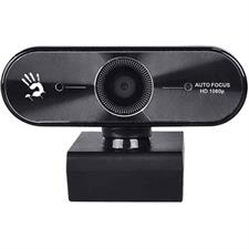 Bloody GK30 Gaming Webcam - 1080p Full-HD 30fps Rapid Auto-Focus 75° Wide Angle Digital Microphone USB Plug-and-Play (Black)