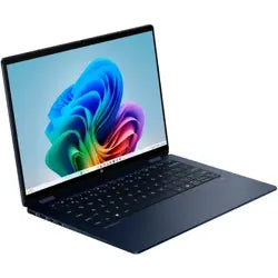 HP OmniBook X Flip 14-FM0023DX - Intel Core Ultra 7 256V Processor 16-GB DDR5 1-TB SSD Intel Arc Graphics 14" 2K 1920x1200 x360 Touchscreen Backlit KB W11 (Blue, International Warranty, NEW)