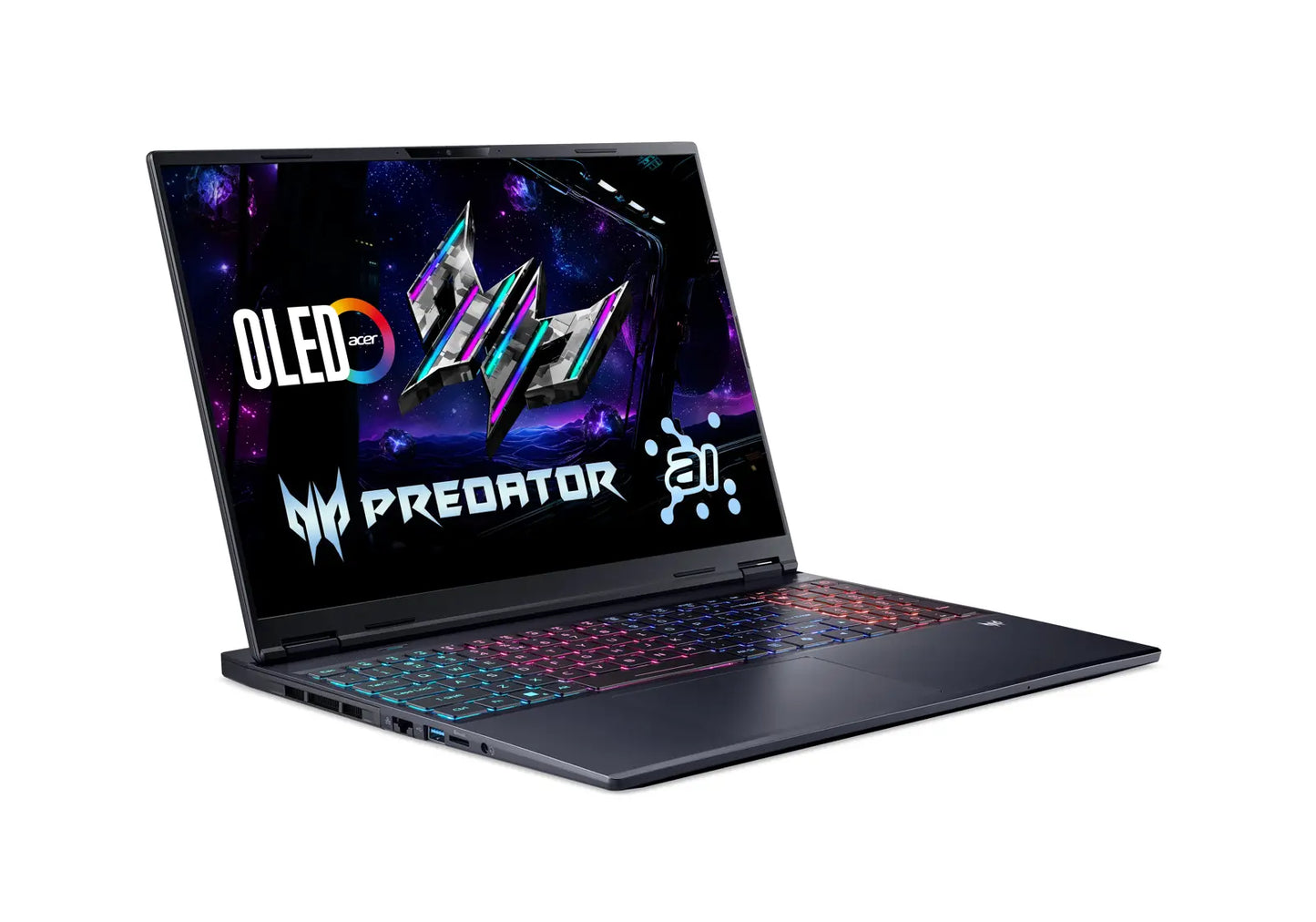 Acer Predator Helios Neo 16S PHN16S-71-76TK - Intel Core Ultra 7 255HX Processor 16-GB 512-GB SSD NVIDIA GeForce RTX 5060 8GB 16" WQXGA OLED 240Hz Display Backlit KB W11 (Abyssal Black, Official Warranty, NEW)