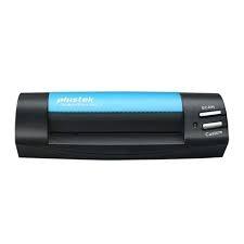 Plustek MobileOffice S602 Portable Document Scanner - 1200 DPI 5.5 Sec Color A6 USB Powered TWAIN WIA Searchable PDF (Black/Blue)