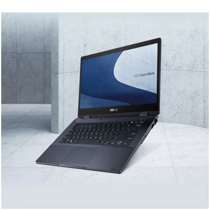 Asus ExpertBook B3 Flip 14 B3402FBA - 12th Gen Core i5 1235u Processor 8GB 512GB SSD Intel Iris Xe Graphics 14" Full HD 1080p 250nits Touchscreen Convertible x360 Display FP Reader (Star Black, 1 Year Asus Direct Local Warranty)
