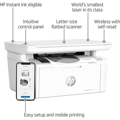 HP Laser Jet M141W Multifunctional B&W Printer (White)