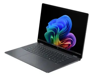 HP OmniBook X Flip 2-in-1 16T-AS000 - Intel Core Ultra 7 256V Processor 16-GB DDR5 512-GB SSD Intel Arc 140V GPU 16" 2K 1920x1200 OLED x360 Touchscreen Backlit KB W11 With Stylus Pen (Eclipse Gray, International Warranty, NEW)