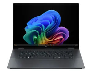 HP OmniBook X Flip 2-in-1 16T-AS000 - Intel Core Ultra 7 256V Processor 16-GB DDR5 512-GB SSD Intel Arc 140V GPU 16" 2K 1920x1200 OLED x360 Touchscreen Backlit KB W11 With Stylus Pen (Eclipse Gray, International Warranty, NEW)