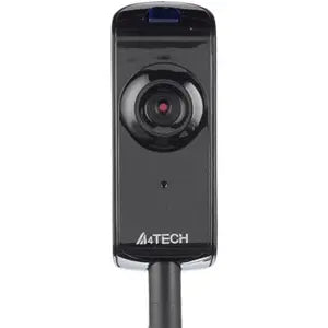 A4Tech PK-810G Anti-Glare Webcam - 480p Intelligent Multisampling Superior Low-Light Vivid Color Built-in Mic Adjustable Clip USB Plug-and-Play (Black)