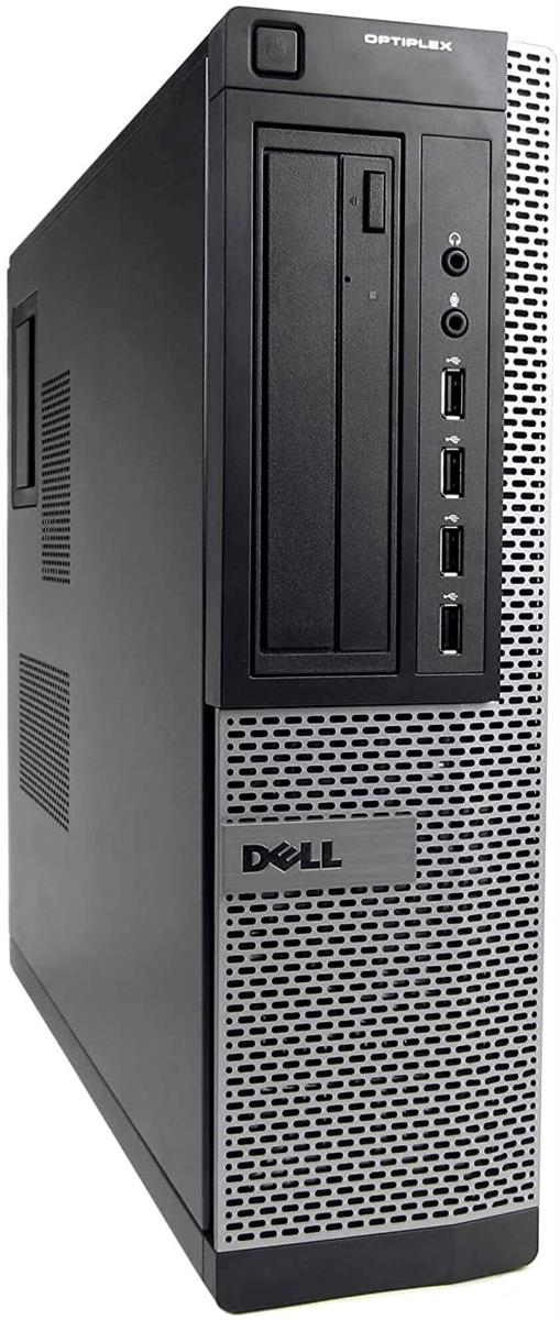 Dell Optiplex 390/990/790 Desktop - Intel Core i3 2nd Gen 3.10GHz 4GB DDR3 250GB SATA HDD Intel Q65 Express Chipset (Black/Silver, Refurbished)