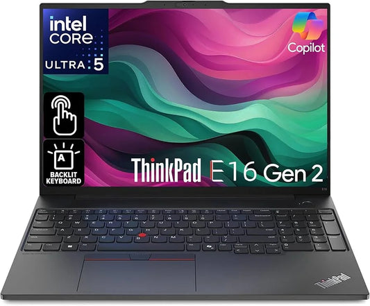Brand New ! Lenovo ThinkPad E16 Gen 2 Intel Core Ultra 7 155H 16GB DDR5 512GB SSD 16" WUXGA IPS