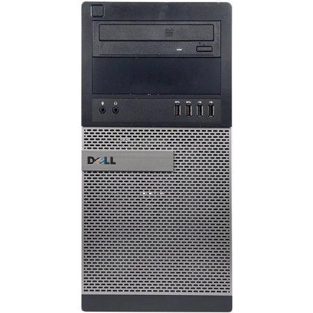 Dell Optiplex 7010 Tower - Intel Core i3 3rd Gen 3.20GHz 4GB DDR3 500GB SATA HDD Intel Q77 Express Chipset (Black/Silver, Used)