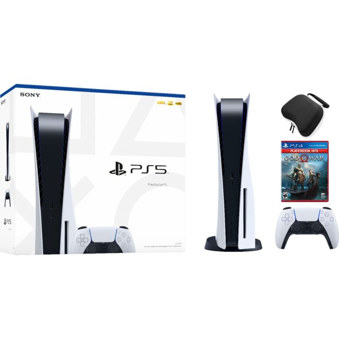 Sony PlayStation 5 - 825GB 8K Ultra HD Console (Jumbo, Disc Version)