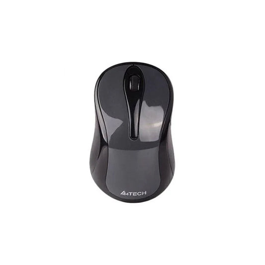 A4Tech G3-280NS 2.4G Optical Wireless Mouse, Silent Clicks, Glossy Grey