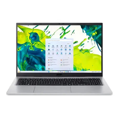 Acer Aspire Go 15 AG15-72P-71MA - Intel Core Ultra 7 150U Processor 8-GB 512-GB SSD Intel Integrated Graphics 15.6" FHD IPS SlimBezel 53Wh Battery Wi-Fi 6E W11 (Pure Silver, 1 Year Warranty, NEW)