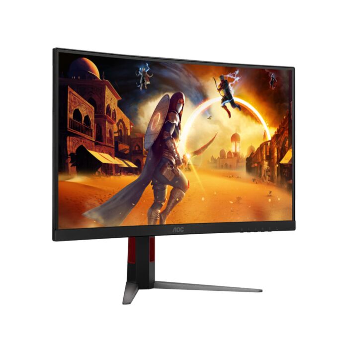 AOC C27G4H 27" Full HD 1080p 180Hz Curved Frameless LED Gaming Monitor (Black, 1 Year Direct Local Warranty, NEW)
