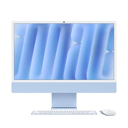 Apple iMac Z1EQ000MS - M4 Chip 10-Core CPU 32-GB 1-TB SSD 24-Inch 4.5K Retina Display 10-Core GPU Magic Mouse & Magic Keyboard Included MAC OS (Blue, 2024)