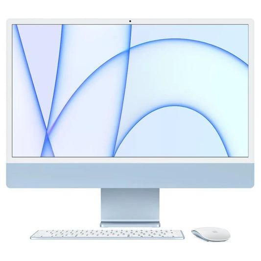 Apple iMac MGPL3 - M1 Chip 8 Core CPU 8GB 512GB SSD 24-Inch 4.5K Retina Display 8 Core GPU Magic Mouse & Magic Keyboard Included MACOS (Blue 2021)