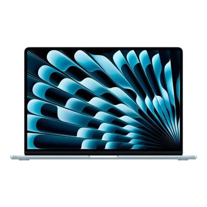 Apple MacBook Air 15 MC7A4 - Apple M4 Chip 10-Core CPU 10-Core GPU 16GB 256GB SSD 15.3-Inch Liquid Retina Display with IPS Technology Backlit Magic KB with Touch ID (Sky Blue, 2025)