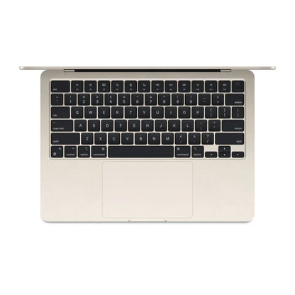 Apple MacBook Air 15 MW1J3 - Apple M4 Chip 10-Core CPU 10-Core GPU 16GB 256GB SSD 15.3-Inch Liquid Retina Display IPS Technology Backlit Magic KB with Touch ID (Starlight, 2025)
