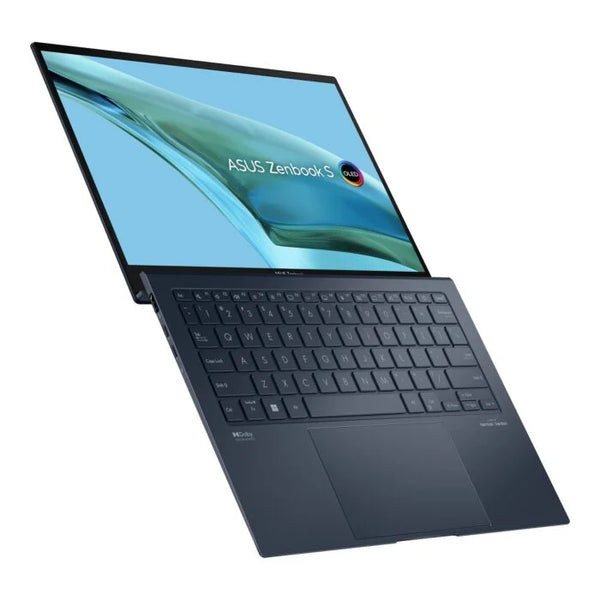 ASUS Zenbook S 13 OLED UX5304MA - Intel Core Ultra 7 155U Processor 16-GB 1-TB SSD Intel Graphics 13.3" 3K 1800p OLED 60Hz 600nits HDR Display Harman Kardon Audio Backlit KB W11 TPM 2.0 (Ponder Blue, 2 Years ASUS Direct Local Warranty, NEW)