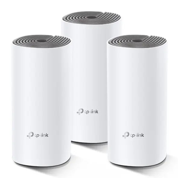 TP-Link Deco E4 (3-Pack) AC1200 Whole-Home Mesh Wi-Fi System — Seamless, Whole-Home Coverage for Everyday Connectivity
