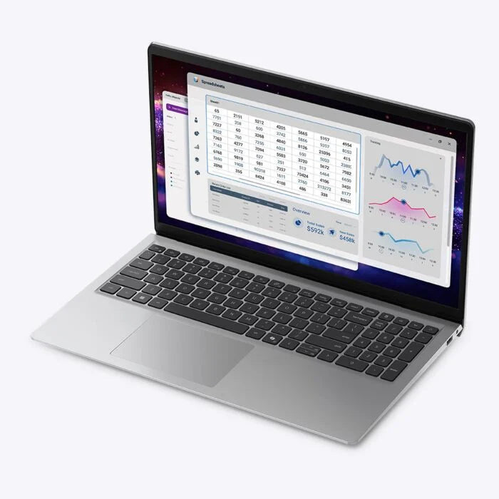 Dell Pro 15 Essential PV15250 Laptop - Raptor Lake - 13th Gen Core i5 1334U 10-Core Processor 8-GB 512-GB SSD Intel UHD Graphics 15.6" FHD 1080P WVA 120Hz AG Display Backlit KB FP Reader (Platinum Silver, Dell 3 Years Local Warranty, NEW)