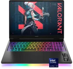 HP OMEN Max 16-AH0097NR - Intel Core Ultra 9 275HX Processor 32-GB DDR5 1-TB SSD NVIDIA GeForce RTX 5080 16GB 16" WQXGA 2560x1600 240Hz IPS 500nits 100% sRGB Per-Key RGB Backlit KB W11 (Shadow Black, International Warranty, NEW)
