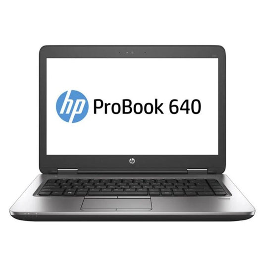 HP ProBook 14 640 G1 - 4th Gen Core i7 4600M Processor 8GB 500GB HDD Intel HD 4600 GC 14" HD 900P AG Display W10 Pro (Silver, Used)