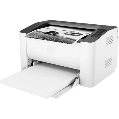 HP Laser 108W Monochrome Wi‑Fi & USB Printer (White)