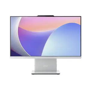 Lenovo IdeaCentre AIO - Intel Core 5 210H Processor 8-GB DDR5-5200 512-GB SSD Integrated Intel Graphics 24" FHD 1920x1080 IPS 100Hz 99% sRGB Anti-Glare 3-Side Borderless DOS (Cloud Grey, 1 Year Warranty, NEW)