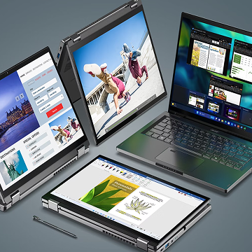 Acer Spin 14 SP14-52MTN-52Y0 - Intel Core Ultra 5 125U Processor 16-GB 512-GB SSD Intel Integrated Graphics 14" WUXGA IPS Touch+Pen 50Wh Battery Wi-Fi 6E W11 (Steel Gray, NEW)