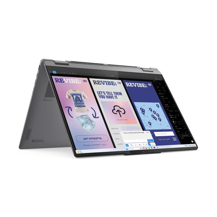 Lenovo Yoga 7 2-in-1 16 - Intel Core Ultra 7 256V Processor 16-GB 1-TB SSD Intel Arc 140V Graphics 16" WUXGA 1200P IPS Dolby Vision 300nits Touchscreen Convertible Display Dolby Atmos FP Reader BKB TPM W11 (Optional Lenovo Digital Pen 2, Luna Grey, NEW)