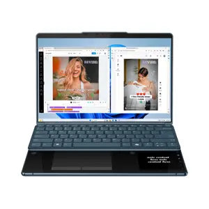 Lenovo Yoga Book 9 13IMU9 - Intel Core Ultra 7 155U Processor 16-GB DDR5 1-TB SSD Integrated Intel Graphics 2x 13.3" 2.8K 2880x1800 OLED 400nits 100% DCI-P3 Eyesafe Dolby Vision DisplayHDR True Black 500 x360 Touch W11 Home