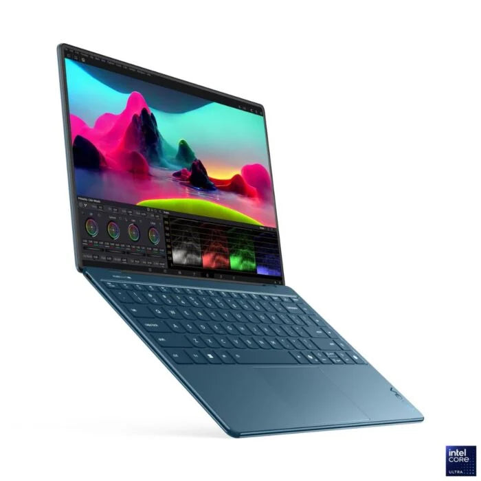 Lenovo Yoga Slim 9 14 - Intel Core Ultra 7 258V Processor 32-GB 1-TB SSD Intel Arc 140-V Graphics 14" WQUXGA 2400P OLED Dolby Vision HDR Touchscreen Display Dolby Atmos Audio FPR BKB TPM W11 (Tidal Teal, Lenovo 1 Year Direct Local Warranty, NEW)