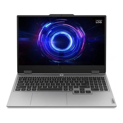 Lenovo LOQ 15 - Raptor Lake - 13th Gen Core i5 13450HX Processor 16-GB 512-GB SSD 8-GB NVIDIA GeForce RTX 5050 GDDR7 GC 15.6" FHD 1080p IPS 300nits AG 144Hz G-Sync Display Nahimic Audio BKB TPM2.0 W11 (Luna Grey, NEW)