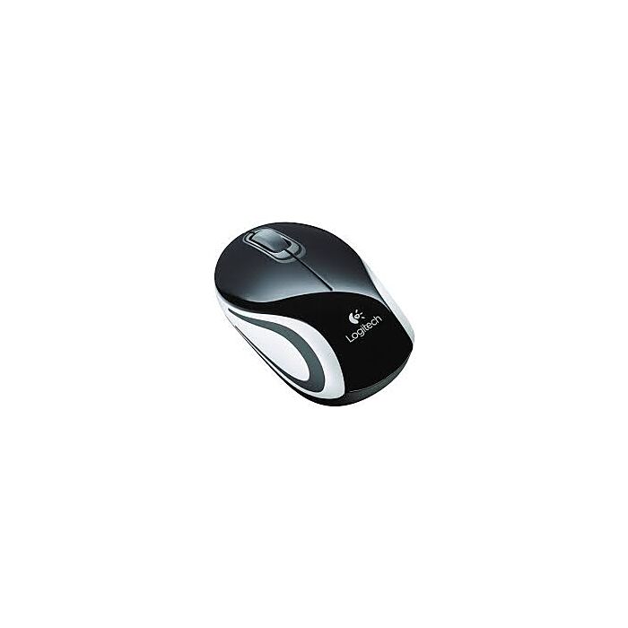 Logitech M187 Wireless Mini Mouse (Black)