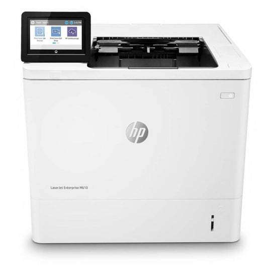 HP LaserJet Enterprise M611dn Monochrome Duplex B&W Printer (White)