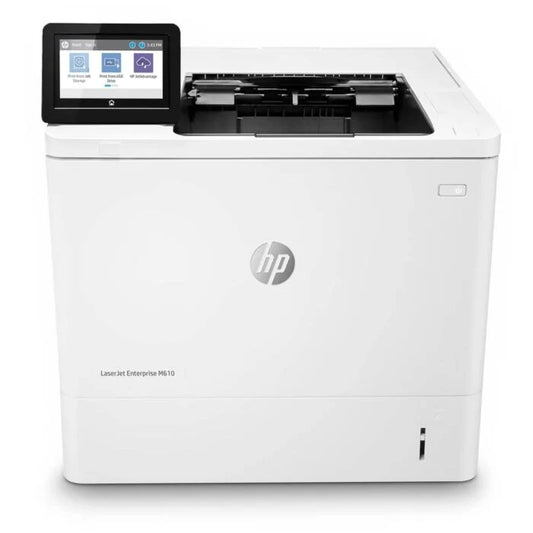 HP LaserJet Enterprise M611dn Monochrome Duplex B&W Printer (White)