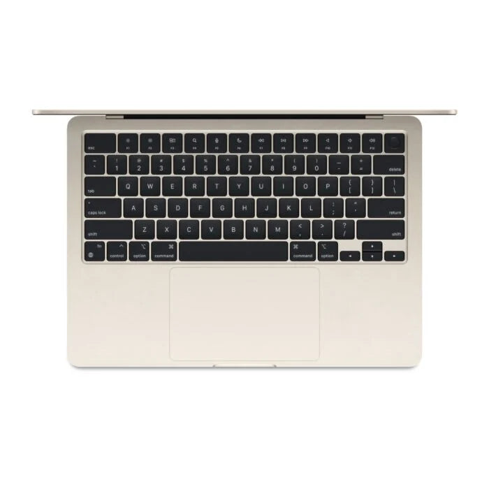Apple MacBook Air 13 MW0Y3 - Apple M4 Chip 8-Core GPU 10-Core CPU 16GB 256GB SSD 13.6-Inch Liquid Retina with True Tone Display Backlit Magic KB with Touch ID (Starlight, 2025)
