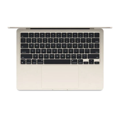 Apple MacBook Air 13 MW0Y3 - Apple M4 Chip 8-Core GPU 10-Core CPU 16GB 256GB SSD 13.6-Inch Liquid Retina with True Tone Display Backlit Magic KB with Touch ID (Starlight, 2025)