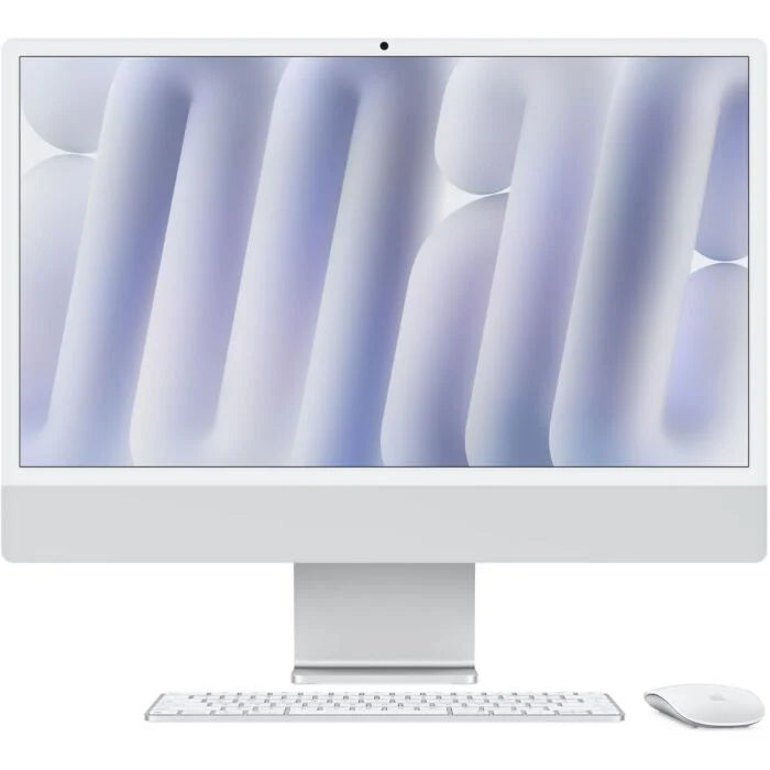 Apple iMac MD3H4 - M4 Chip 10-Core CPU 16-GB 256-GB SSD 24-Inch 4.5K Retina Display 10-Core GPU Magic Mouse & Magic Keyboard Included MAC OS (Silver, 2024)