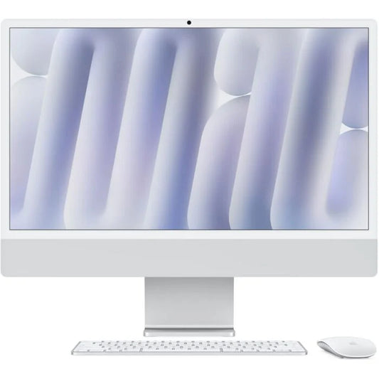 Apple iMac MD3H4 - M4 Chip 10-Core CPU 16-GB 256-GB SSD 24-Inch 4.5K Retina Display 10-Core GPU Magic Mouse & Magic Keyboard Included MAC OS (Silver, 2024)