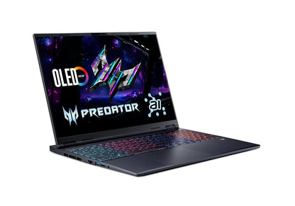 Acer Predator Helios Neo PHN16S-71-956N - Intel Core Ultra 9 275HX Processor 16-GB 1-TB SSD NVIDIA GeForce RTX 5060 8GB DDR7 16" OLED 240Hz DCI-P3 100% Display Wi-Fi 6E W11 (Abyssal Black, NEW)
