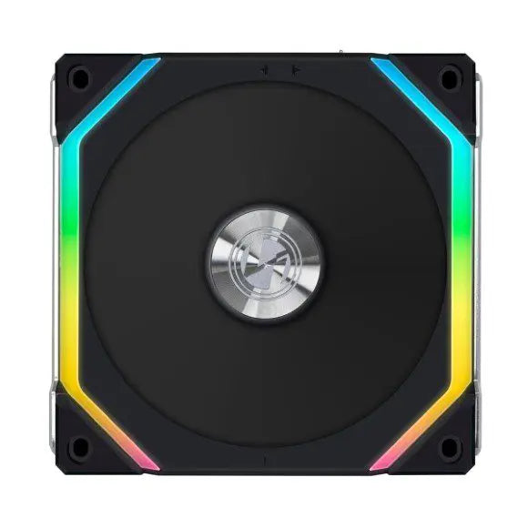 Thermaltake Pure 12 ARGB Sync Radiator Fan TT Premium Edition - 3-Fan Pack 800-2000RPM 9 ARGB LEDs Reversed Blade Daisy Chain Hydraulic Bearing Start/Stop (Black)