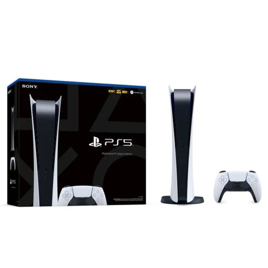 Sony PlayStation 5 - 825GB 8K Ultra HD Console (Jumbo, Digital Version)