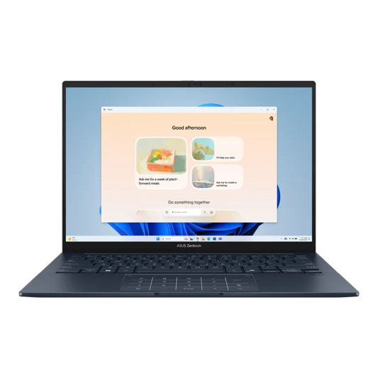 Asus Zenbook 14 UX3405MA - Intel Core Ultra 9 185H Processor 16-GB 1-TB SSD Intel Arc Graphics 14.0" WUXGA 1200p OLED Touchscreen Display Backlit KB W11 (Ponder Blue, 2 Year Asus Direct Local Warranty)