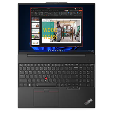 Lenovo ThinkPad E16 G1 - 13th Gen Intel Core i5 13420H Processor 8-GB DDR4 512-GB SSD Intel UHD Graphics 16" WUXGA 1920x1200 IPS 300nits Anti-Glare Backlit KB DOS (Graphite Black, 1 Year Official Warranty, NEW)