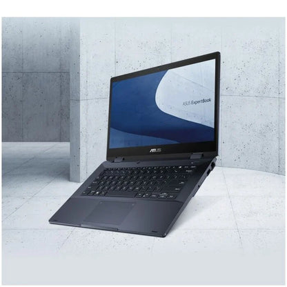 Asus ExpertBook B3 Flip 14 B3402FBA - 12th Gen Core i5 1235u Processor 8GB 512GB SSD Intel Iris Xe Graphics 14" Full HD 1080p 250nits Touchscreen Convertible x360 Display FP Reader (Star Black, 1 Year Asus Direct Local Warranty)